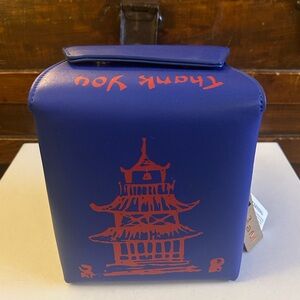 Chinese Take Out Container Novelty Crossbody Bag - NWT